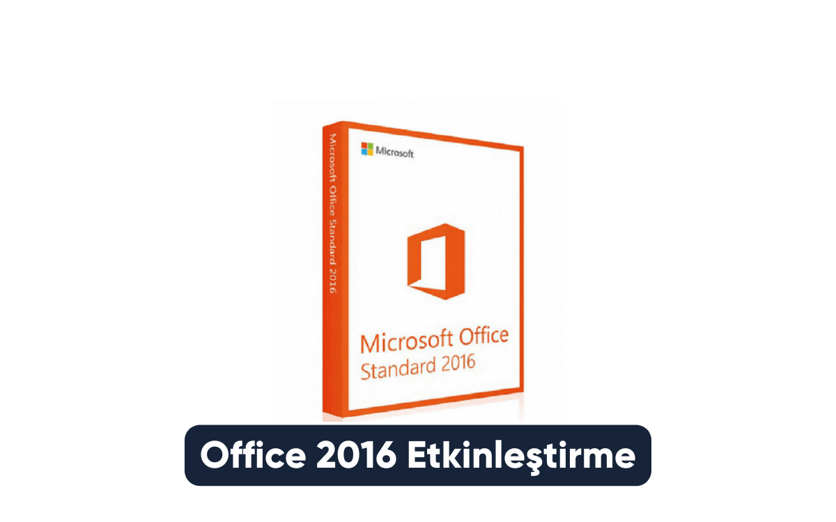 Office 2016 Etkinleştirme