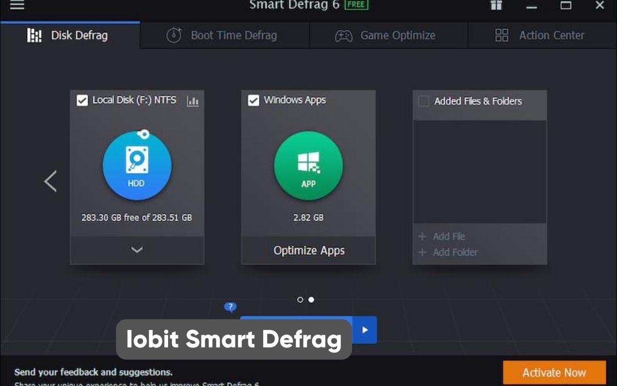 Iobit Smart Defrag